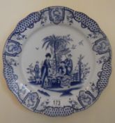 A Chinese plate.