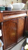 A Victorian mahogany 2 door cupboard