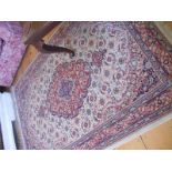 A Middle Eastern rug approx 127cm x 185cm