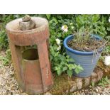 A chimney plant pot etc