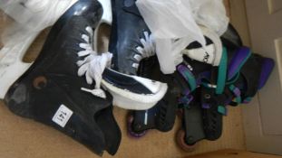 A pair of ice skates etc