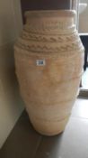 A large 20th century pottery urn