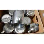 10 large silver plate water jugs