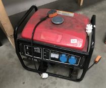 A BSTE2700 160F 5.5HP generator, untested.