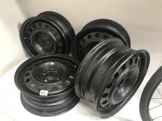 A set of 4 15" Renault wheels. Look unused with boxes.
