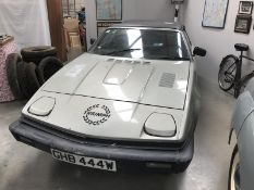A 1980 Triumph TR7 convertible, last MOT 1994, dry stores since, 2 ltr 5 speed engine,