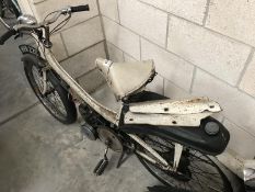 A 1965 Raleigh runabout, engine runs but no documents.