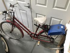 A Sinclair Zeta electric bicycle, attachment working but needs charger and possibly new battery,