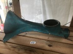 A 1950s Lambretta steering column fairing/ horn push.