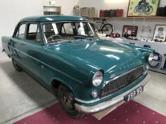 A 1957 Ford Consul Mk 2, one owner, 19429 miles, barn stored, last taxed 1977, totally original,