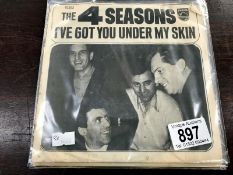 The 4 Seasons "Got You Under My Skin" picture sleeve