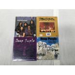 4 Deep Purple singles including Japanese release, all sealed and mint condition.