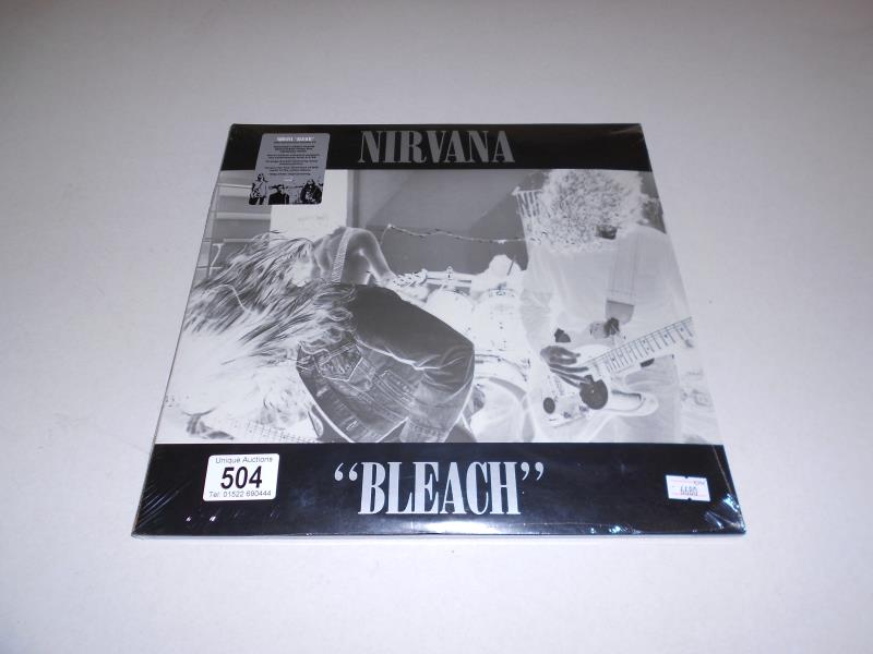 Nirvana 'Bleach' rare negative cover,