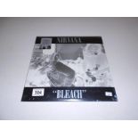 Nirvana 'Bleach' rare negative cover,