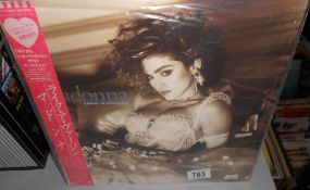 "Like A Virgin" Madonna Japanese LP,