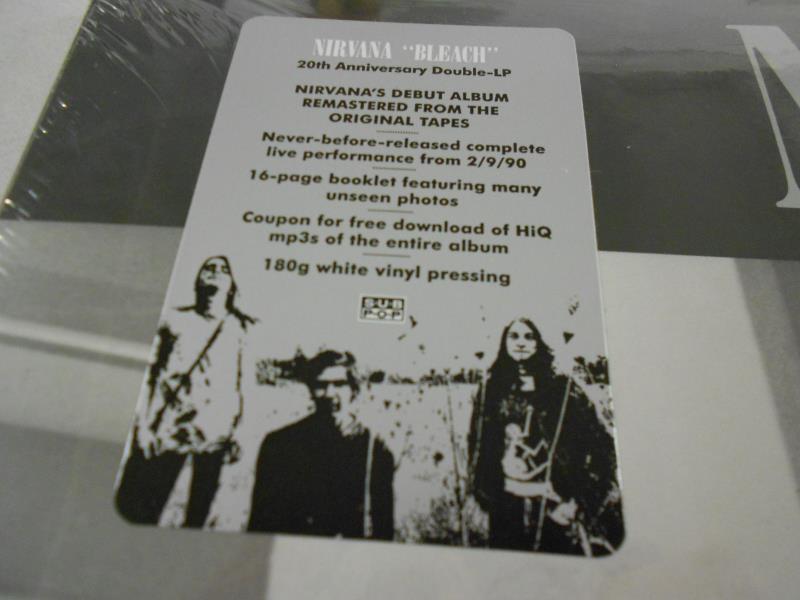 Nirvana 'Bleach' rare negative cover, - Image 2 of 3
