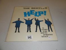 The Beatles 'Help' German sleeve,