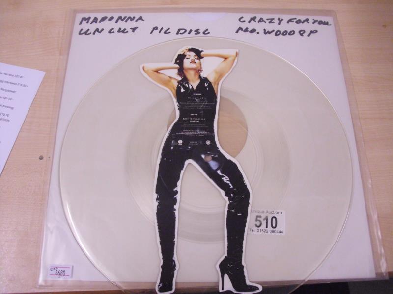 Madonna 'Crazy for you' uncut picture disc - Image 2 of 3