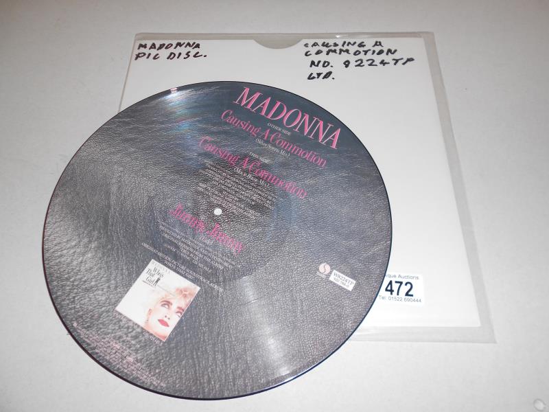 Madonna 'Causing a commotion' 12" picture disc, - Image 3 of 3