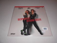 Laser disc 'Desperatly seeking Susan' opened & mint condition