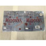 2 Madonna 'Express Yourself' zip sleeves, both mint.