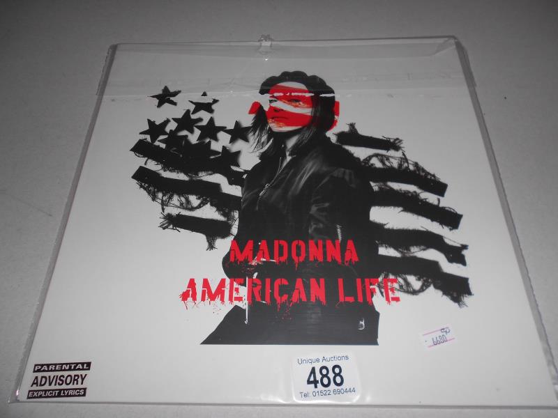 Madonna 'American life' 12" single