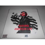 Madonna 'American life' 12" single