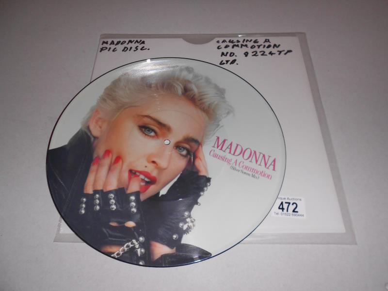 Madonna 'Causing a commotion' 12" picture disc, - Image 2 of 3