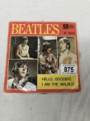 The Beatles 'Hello/ Goodbye' / 'I am the Walrus' picture sleeve.