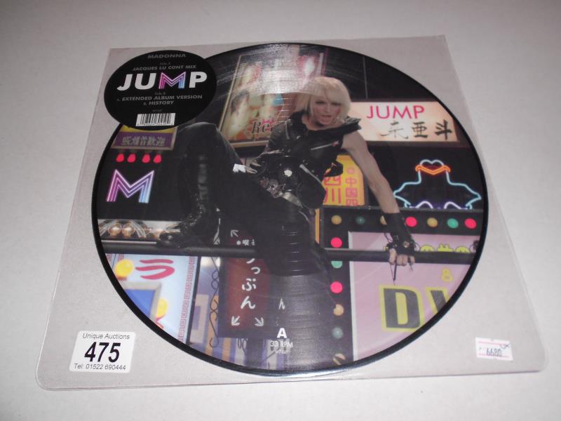 Madonna 'Jump' picture disc extended album version & history