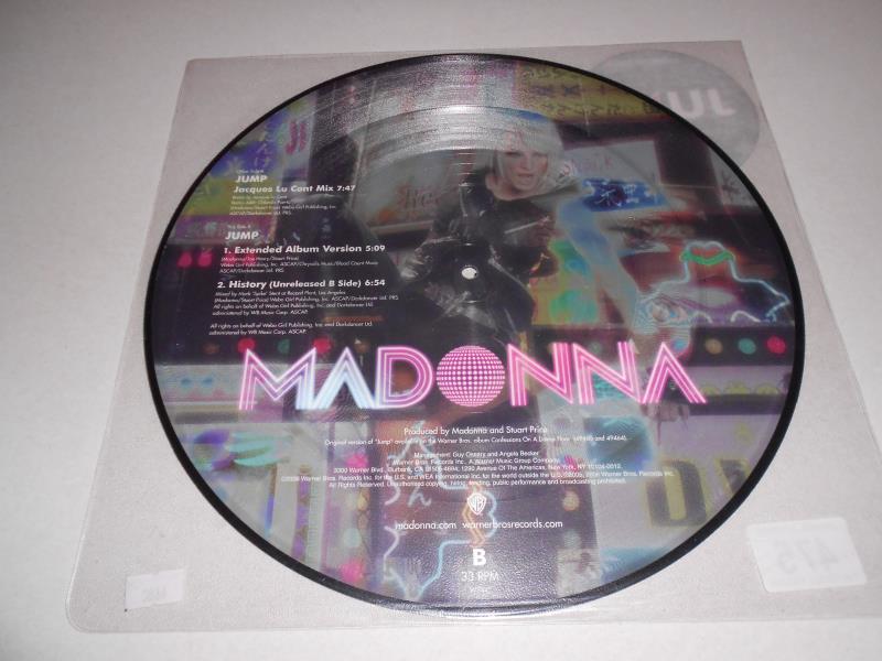 Madonna 'Jump' picture disc extended album version & history - Image 2 of 2