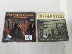 2 The Hepstars picture sleeves.