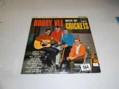 1963 mono 'Bobby Vee meets the Crickets' library label