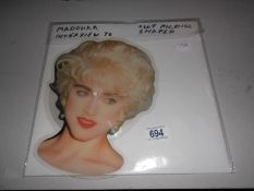 Madonna "Interview 75" cut + shaped picture disc,