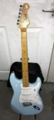 A 'Blue Rock' electric guitar, good condition,