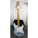 A 'Blue Rock' electric guitar, good condition,