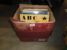A box of various LP's including Classical, Sinatra & T Rex etc.