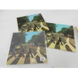 3 x Beatles 'Abbey Road' LP's,