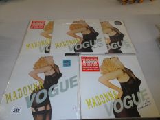 Madonna 'Vogue' 3 with posters, 1 rare copy etc.
