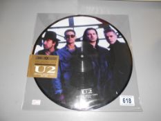 U2 "Red Hill Mining Town" picture disc,