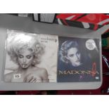 Madonna "Live To Tell" "Badgirl" both with posters,