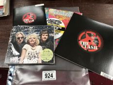 Blondie mint CD set, The Clash CD & 45rpm etc.