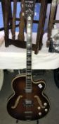 A 1950's Hofner 'Committee' semi acoustic bass guitar, good neck & action.