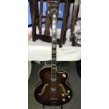 A 1950's Hofner 'Committee' semi acoustic bass guitar, good neck & action.