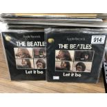 2 Beatles 'Let it Be' picture sleeve.