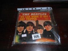 7 Beatles singles including 2 picture sleeves.
