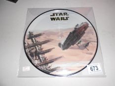 Star Wars "The Force Awakens" picture disc (record store day)