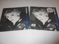 Madonna 'Papa don't preach' x2 (1 limited edition with poster) mint condition