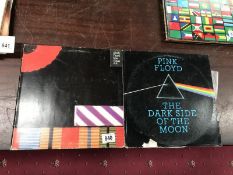 Pink Floyd 'The Final Cut' and 'Dark Side of the Moon'.