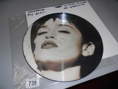 Madonna "Justify My Love" limited editon picture disc,
